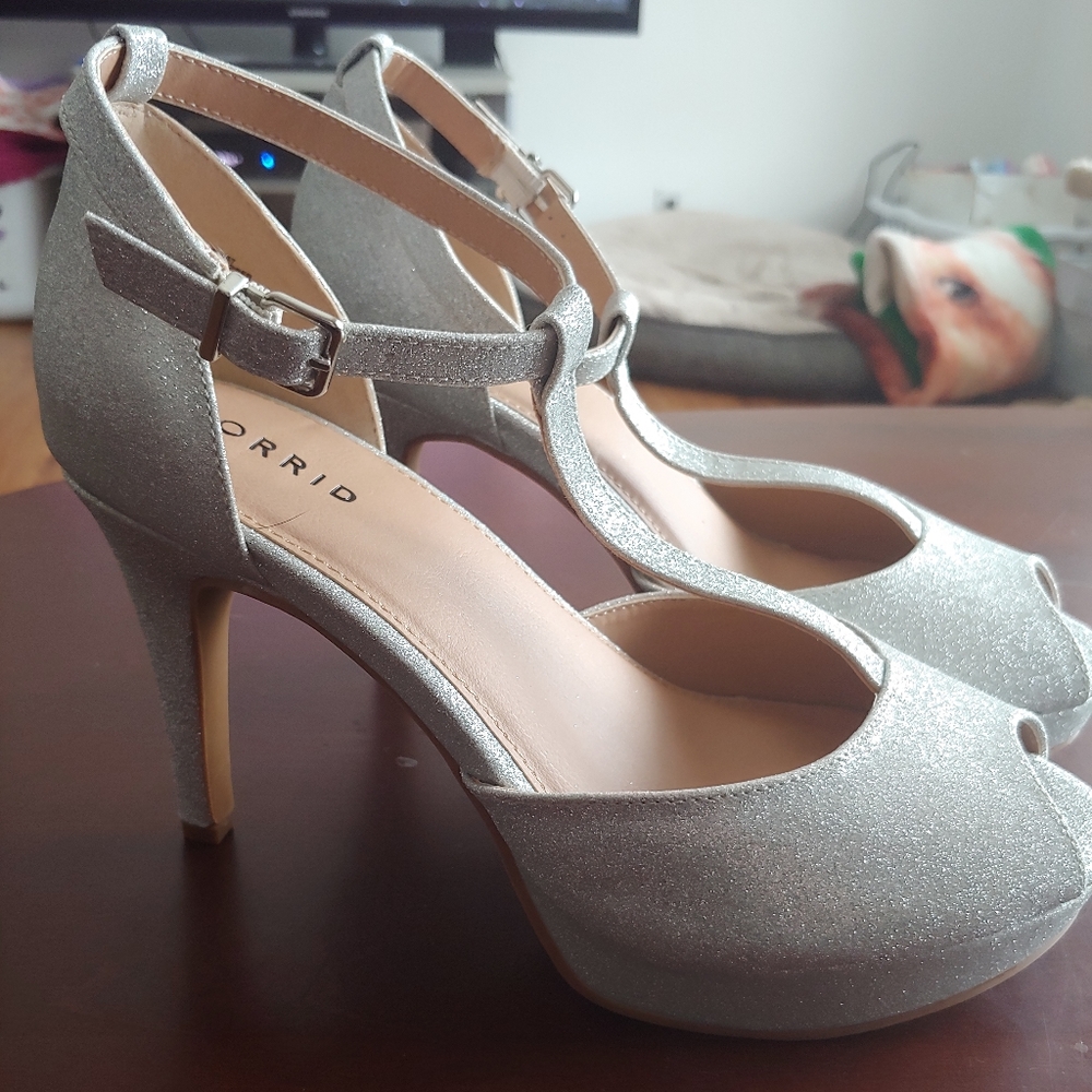Torrid T-strap platform heels